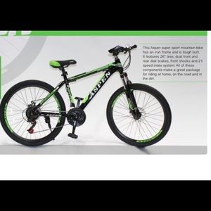 Brand new still in the box Aspen mountain bike